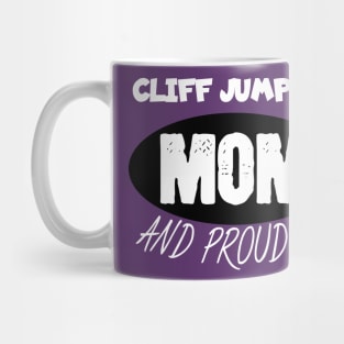 Cliff jumping mom Mug